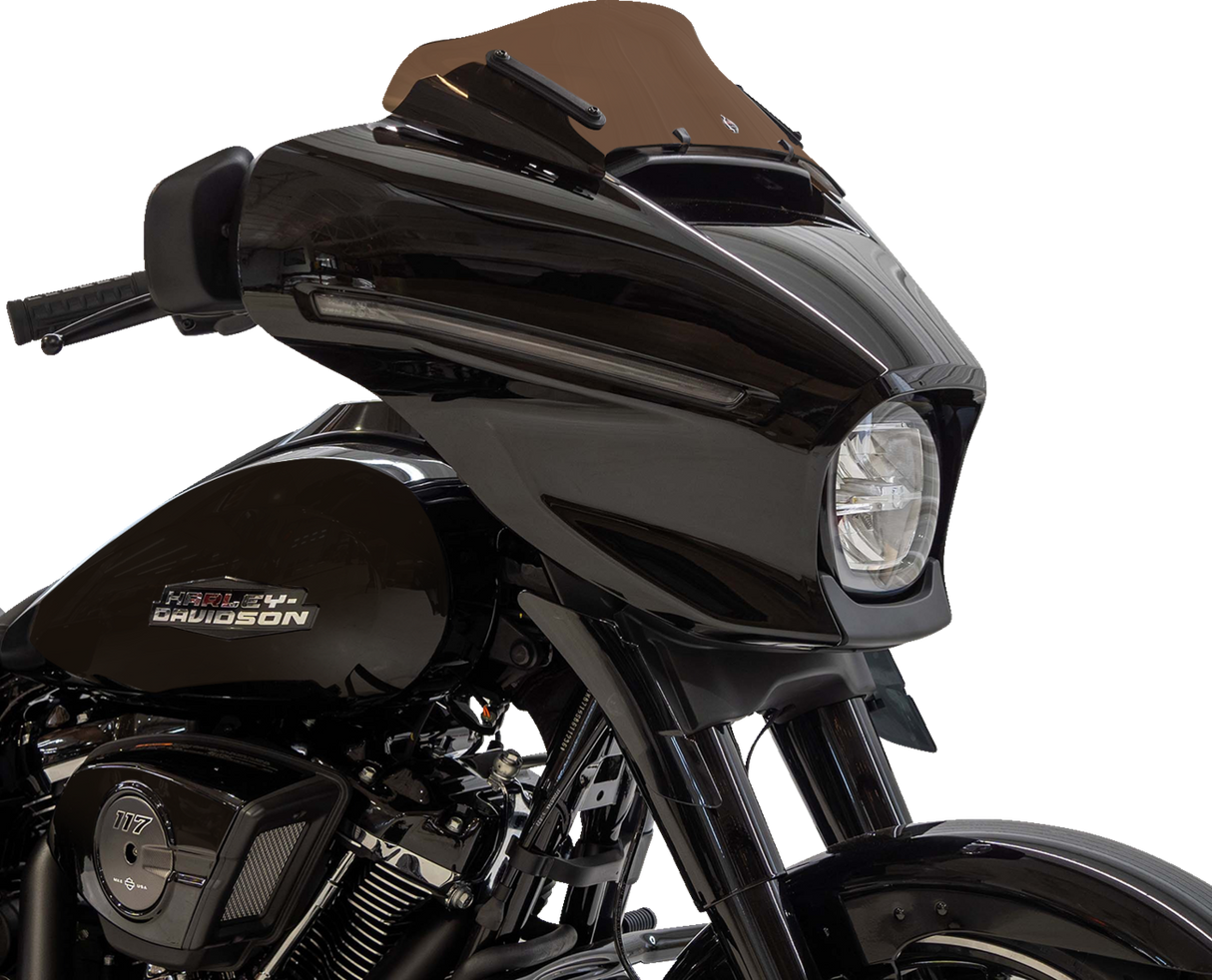 KLOCK WERKS Kolor Flare* Windshield - 6-1/2" - Bronze - FLHX KWW-01-0747