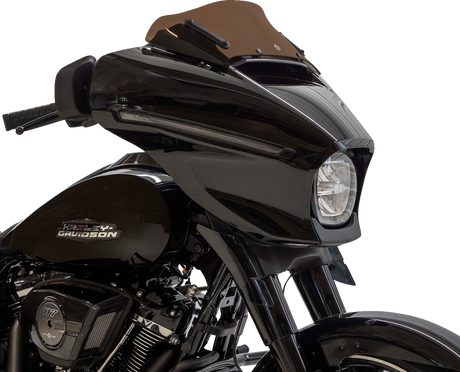 KLOCK WERKS Kolor Flare* Windshield - 6-1/2" - Bronze - FLHX KWW-01-0747