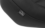 MUSTANG Wide Tripper™ Seat - Solo - Black Stitching - FLT/FLH '23-'25 88503