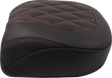 MUSTANG Wide Tripper™ Seat - Passenger - Dark Cherry Stitching - FLT/FLH '23-'25 88511DC