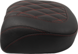 MUSTANG Wide Tripper™ Seat - Passenger - Dark Cherry Stitching - FLT/FLH '23-'25 88511DC