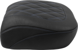 MUSTANG Wide Tripper™ Seat - Passenger - Sky Blue Stitching - FLT/FLH '23-'25 88511SB