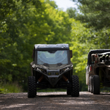 RAVEK Front Bumper/Skid Plate with Amber Lights - Black - RZR XP 1000 64-317BKLA
