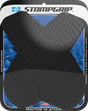 STOMPGRIP Traction Pad Tank Grips - Icon - Black - YZF-R6 55-14-0004B