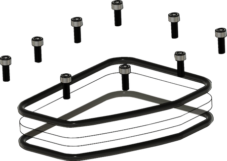 TRASK Assault Cam Cover Repair Kit - Twin Cam TM-017-RK