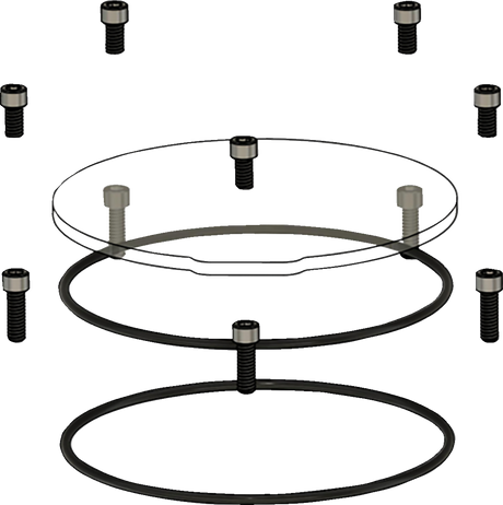 TRASK Assault Derby Cover Repair Kit - Softail TM-0042-RK