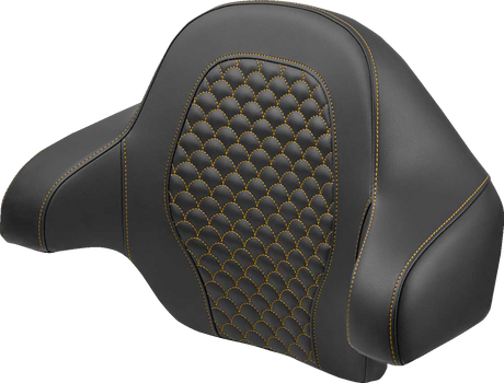 SADDLEMEN Tour Pak - Dragon Scale - Gold Stitch - FLH/FLT '14-'24 814-07-15507