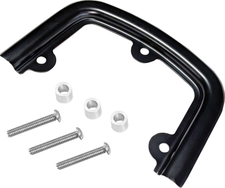 SADDLEMEN Sissy Bar Pad Bracket - Black 15725B