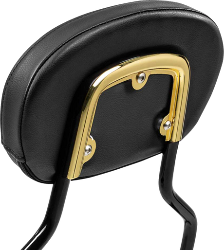 SADDLEMEN Sissy Bar Pad Bracket - Gold 15725GO