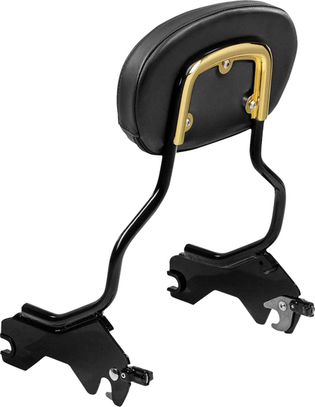 SADDLEMEN Sissy Bar Pad Bracket - Gold 15725GO