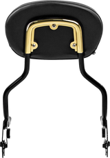 SADDLEMEN Sissy Bar Pad Bracket - Gold 15725GO