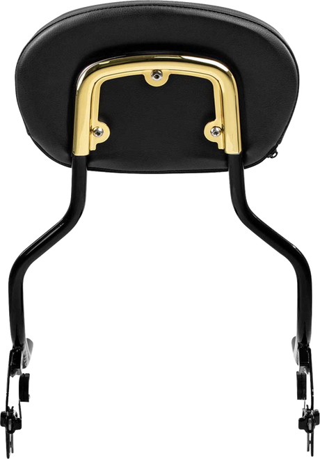 SADDLEMEN Sissy Bar Pad Bracket - Gold 15725GO