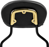 SADDLEMEN Sissy Bar Pad Bracket - Gold 15725GO