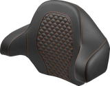 SADDLEMEN Tour Pak - Dragon Scale - Orange Stitch - FLH/FLT '14-'24 814-07-15503