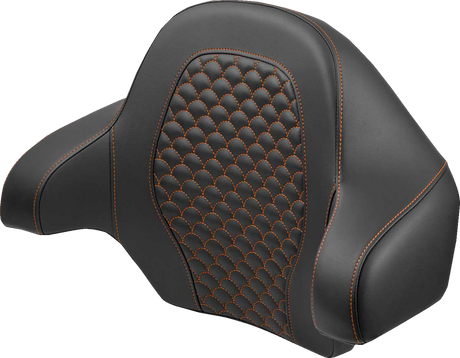 SADDLEMEN Tour Pak - Dragon Scale - Orange Stitch - FLH/FLT '14-'24 814-07-15503