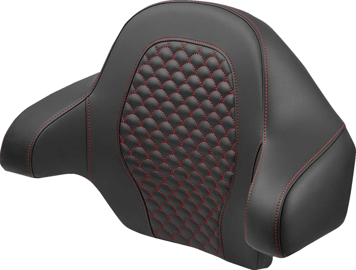 SADDLEMEN Tour Pak - Dragon Scale - Red Stitch - FLH/FLT '14-'24 814-07-15504