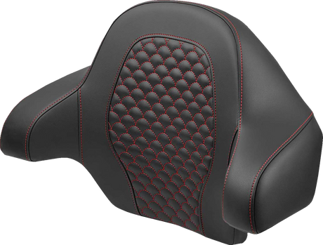 SADDLEMEN Tour Pak - Dragon Scale - Red Stitch - FLH/FLT '14-'24 814-07-15504