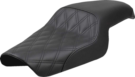 SADDLEMEN Profiler™ Seat - XL - Lattice Stitch - Black - Sportster S '21-'25 821-36-149