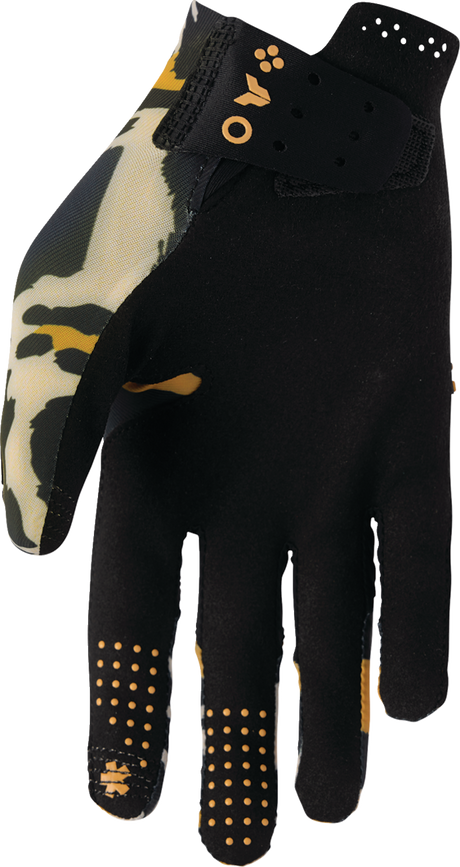 THOR Women's Sportmode Cheetah Gloves - Tan/Black - XL 3331-0311