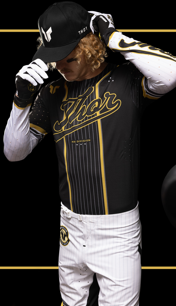 THOR Sportmode Baller Pants - Black/Gold - US 34 2901-12406