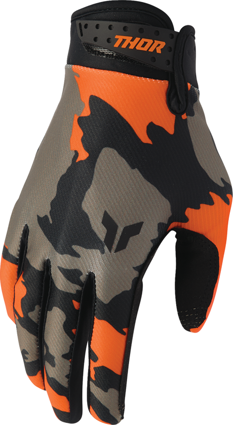THOR Launchmode Hunter Gloves - Orange/Black - XS 3330-8521