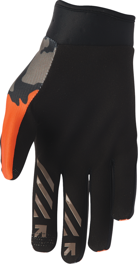 THOR Launchmode Hunter Gloves - Orange/Black - Small 3330-8522