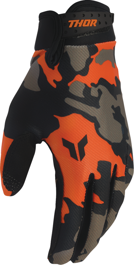 THOR Launchmode Hunter Gloves - Orange/Black - Medium 3330-8523