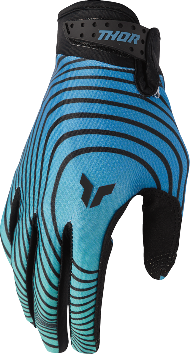THOR Launchmode Identity Gloves - Teal/Black - XS 3330-8528