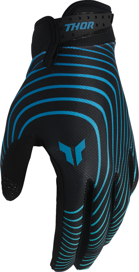 THOR Launchmode Identity Gloves - Teal/Black - XS 3330-8528