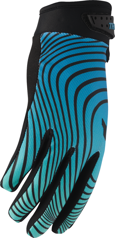THOR Launchmode Identity Gloves - Teal/Black - Large 3330-8531