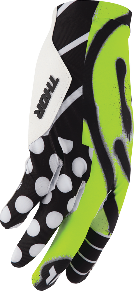 THOR Sportmode Anarchy Gloves - Black/White - Medium 3330-8551