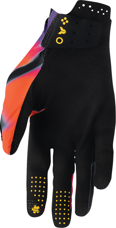 THOR Sportmode Inferno Gloves - Orange/Purple - Medium 3330-8557
