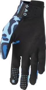 THOR Sportmode Cheetah Gloves - Midnight/Blue - Small 3330-8580