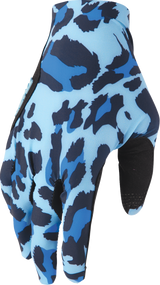 THOR Sportmode Cheetah Gloves - Midnight/Blue - 2XL 3330-8584