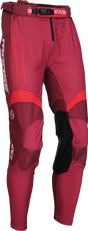 MOOSE OFFROAD Alpha One Pants - Burgundy/White - US 42 2901-12035
