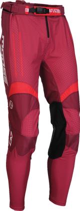 MOOSE OFFROAD Alpha One Pants - Burgundy/White - US 28 2901-12028