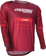 MOOSE OFFROAD Alpha One Jersey - Burgundy/White - 3XL 2910-8316