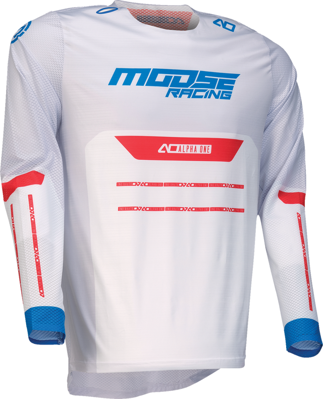 MOOSE OFFROAD Alpha One Jersey - Red/White/Blue - XS 2910-8324