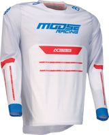MOOSE OFFROAD Alpha One Jersey - Red/White/Blue - Medium 2910-8326