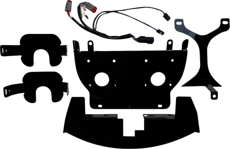 CUSTOM DYNAMICS Shark Demon? 2 Headlight/Fog Light - w/ Speed Plates SD2-23-RG-YW