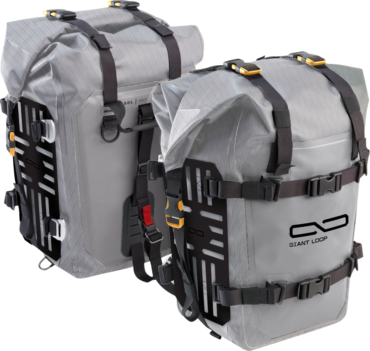 GIANT LOOP Mototrekk Panniers* - Gray/Black MTPN25-B