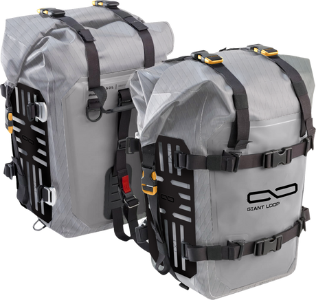 GIANT LOOP Mototrekk Panniers* - Gray/Black MTPN25-B