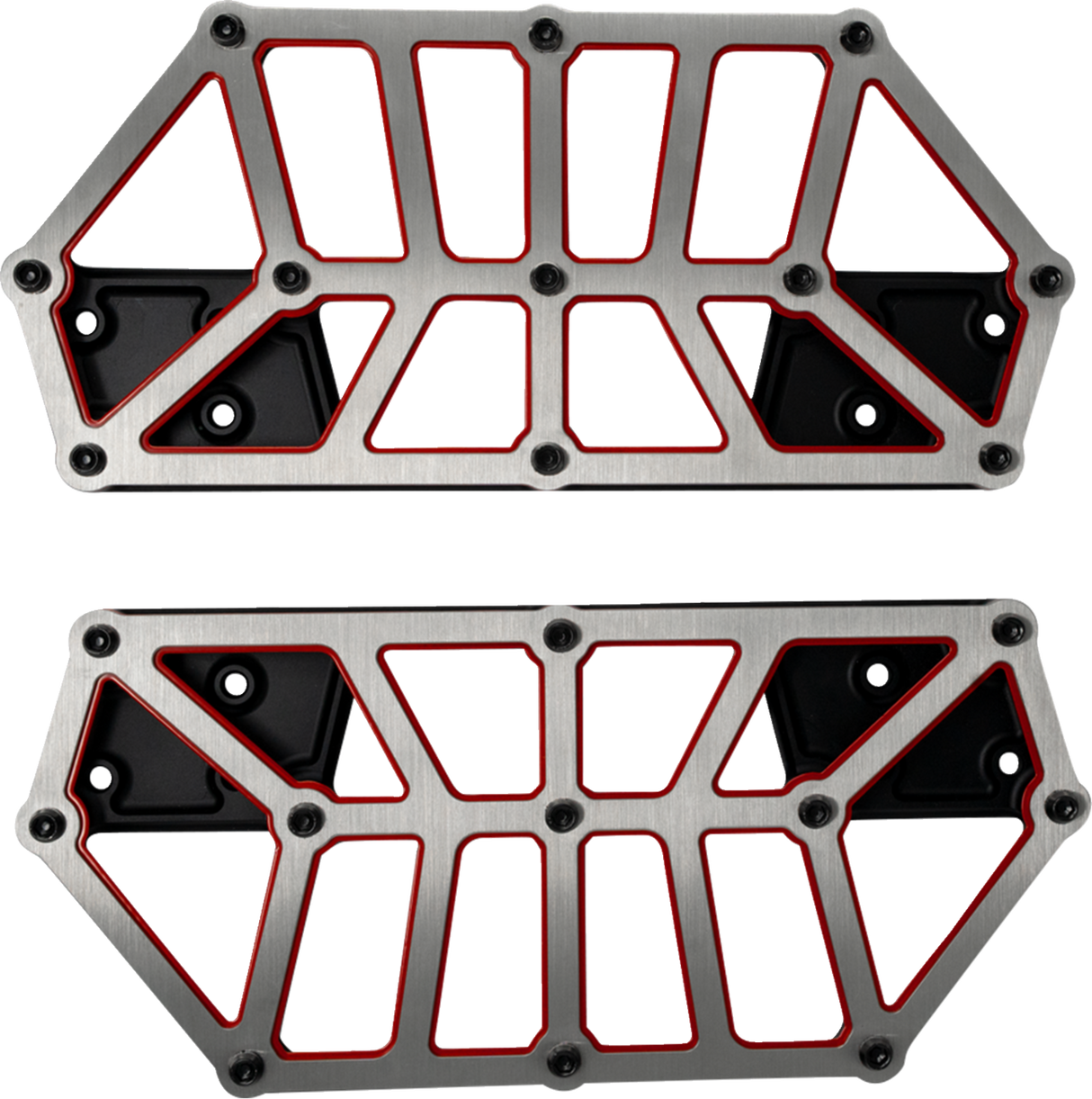 KODLIN USA NXL Floorboards - Black w/ Red Accent K73253-RL
