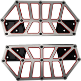 KODLIN USA NXL Floorboards - Black w/ Red Accent K73253-RL
