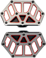 KODLIN USA NXL Mini Floorboards - Black w/ Red Accent K73254-RL