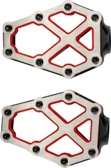 KODLIN USA NXL Foot Pegs - Black w/ Red Accent K73255-RL