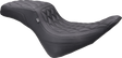 MUSTANG One-Piece/2-Up Squareback Seat - Double Diamond - Black Stitch - FXBR '23-'25 86006