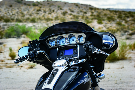 Kuryakyn Tri-Line Gauge Trim 14-Up Touring Models Chrome - Cycle City Outdoors