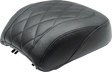 MUSTANG Wide Tripper™ Passenger Seat - Diamond - Black Stitch - FXBR '23-'25 85213