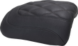 MUSTANG Padded Passenger Seat Cowl - Double Diamond - Black Stitch - FLT/FLH '23-'25 88611